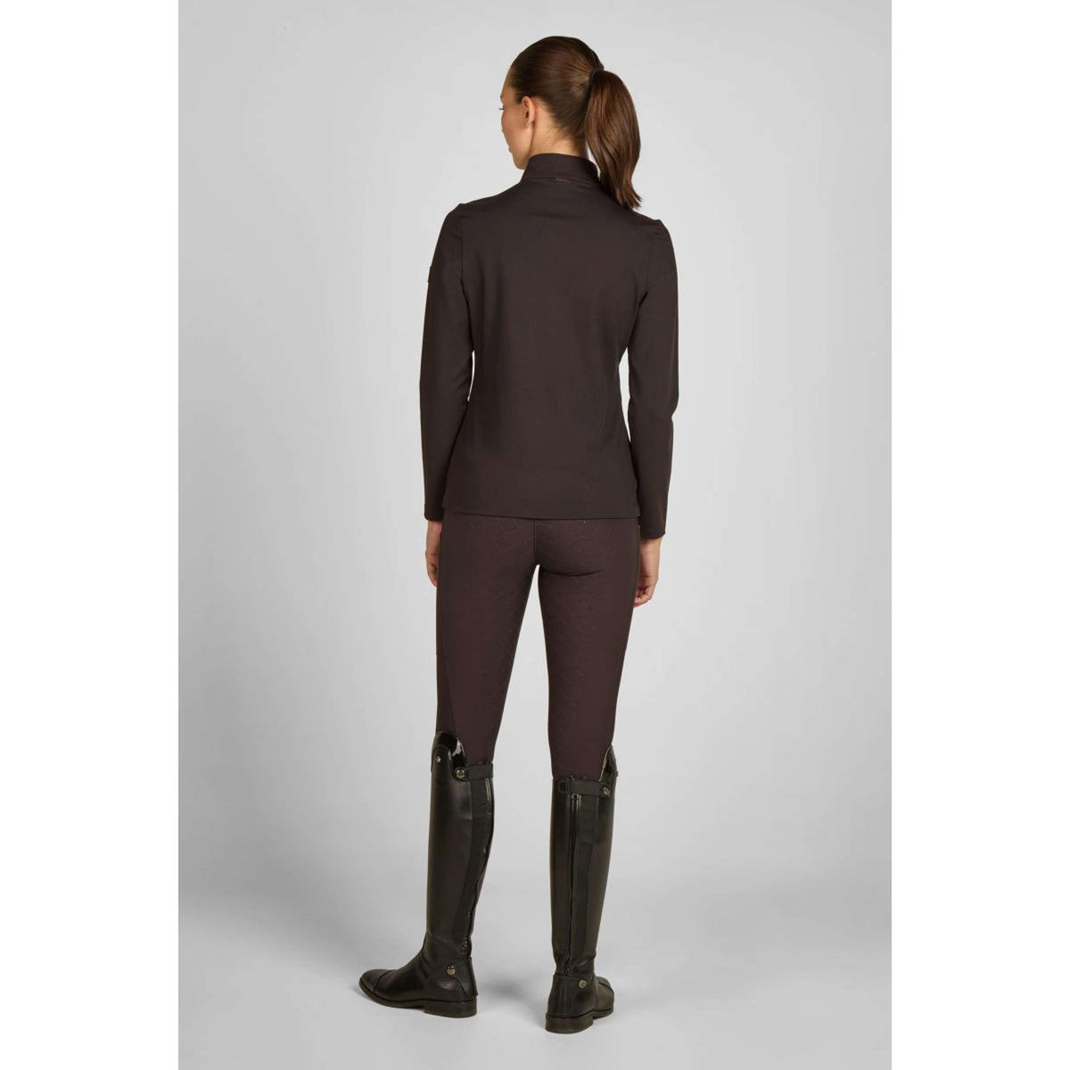 Eskadron Chemise Heritage Half-Zip Black Truffle