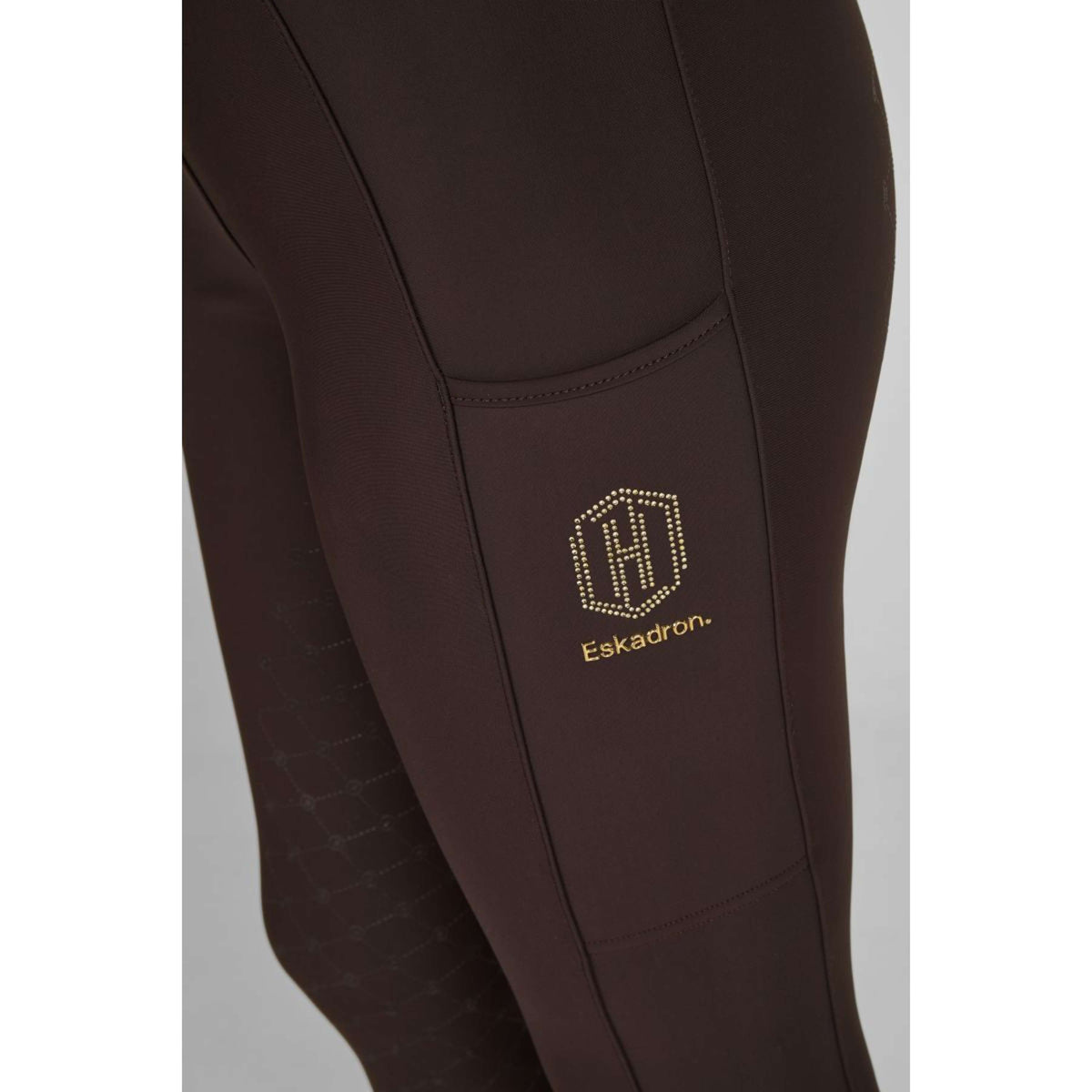Eskadron Legging d'Équitation Heritage Pro Full Grip Black Truffle