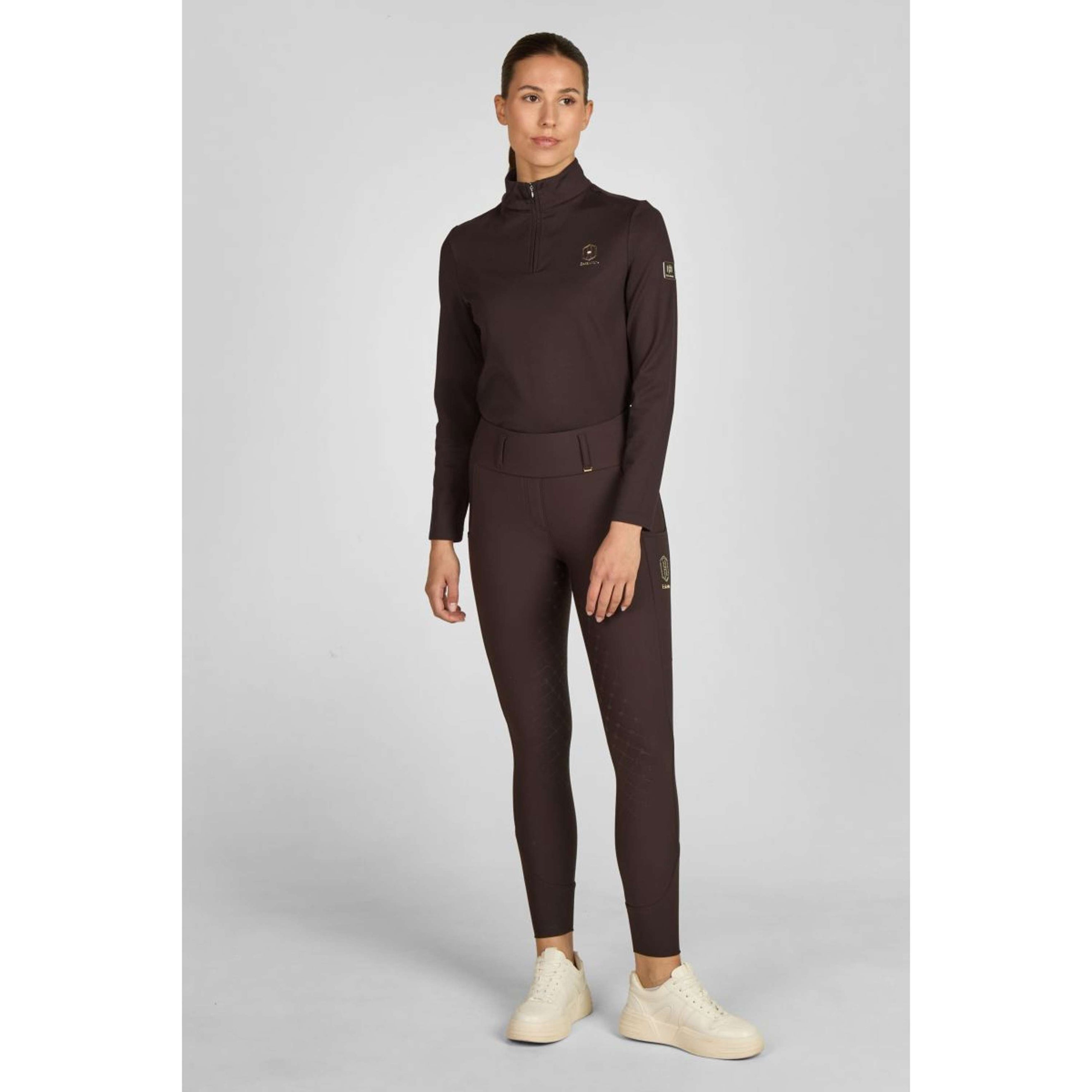 Eskadron Legging d'Équitation Heritage Pro Full Grip Black Truffle