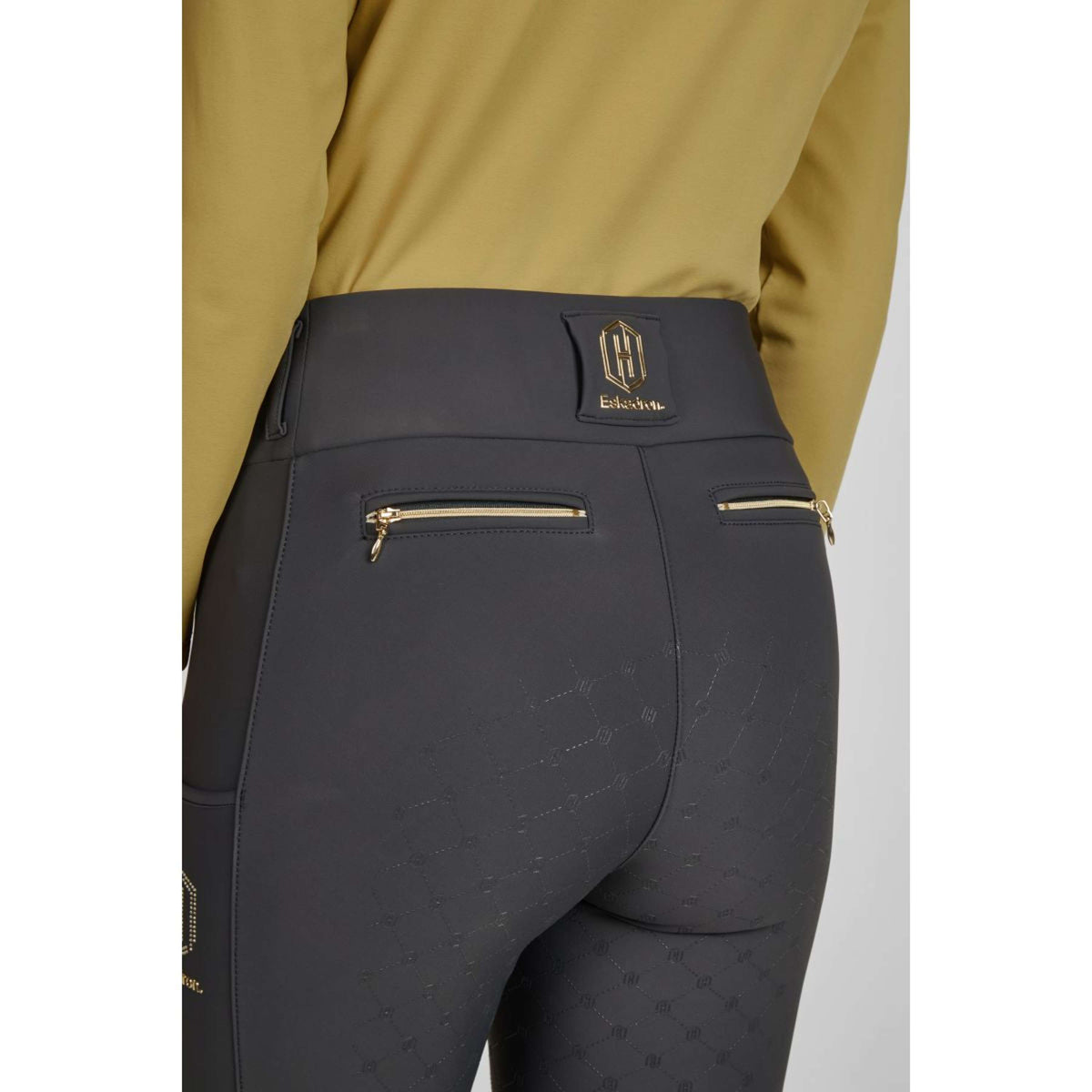 Eskadron Legging d'Équitation Heritage Pro Full Grip Marin