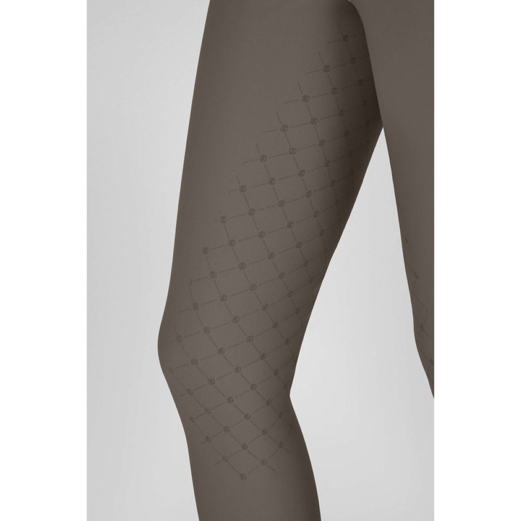 Eskadron Legging d'Équitation Dynamics Cosy Full Grip Powdertaupe