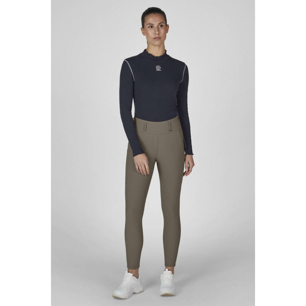 Eskadron Legging d'Équitation Dynamics Cosy Full Grip Powdertaupe