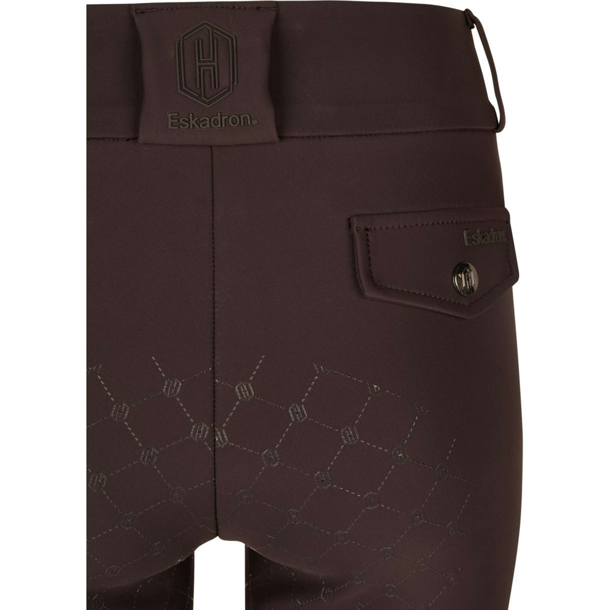 Eskadron Pantalon d'Équitation Heritage Full Grip Black Truffle