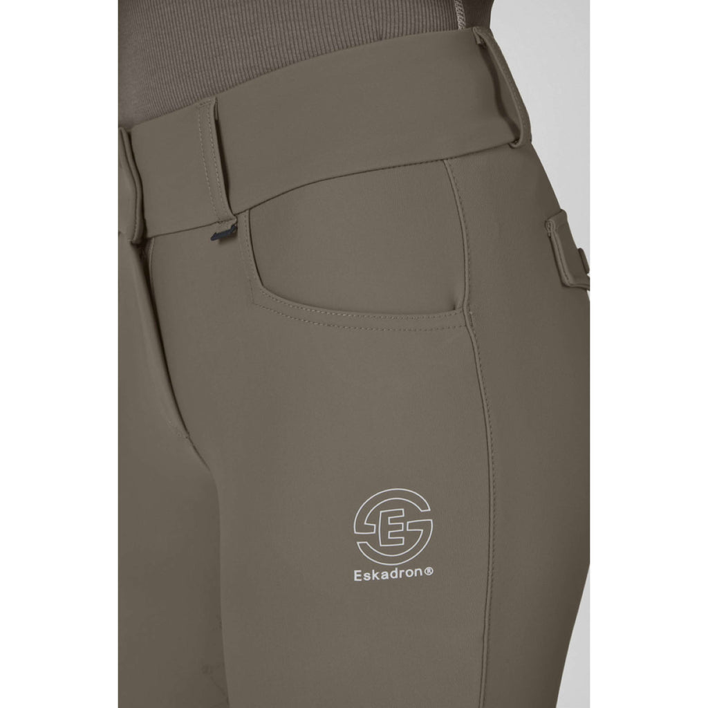 Eskadron Pantalon d'Équitation Dynamics Full Grip Powdertaupe
