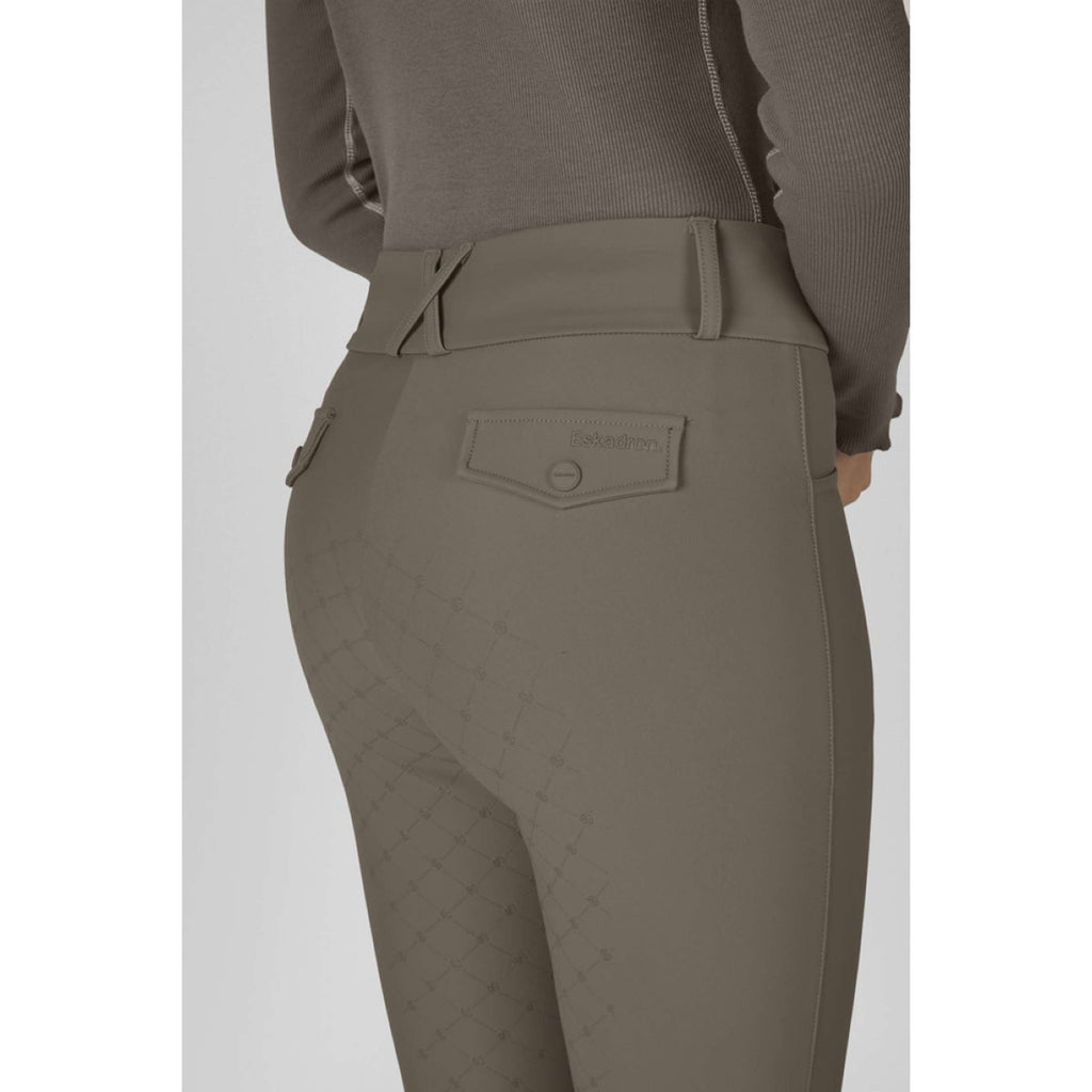 Eskadron Pantalon d'Équitation Dynamics Full Grip Powdertaupe