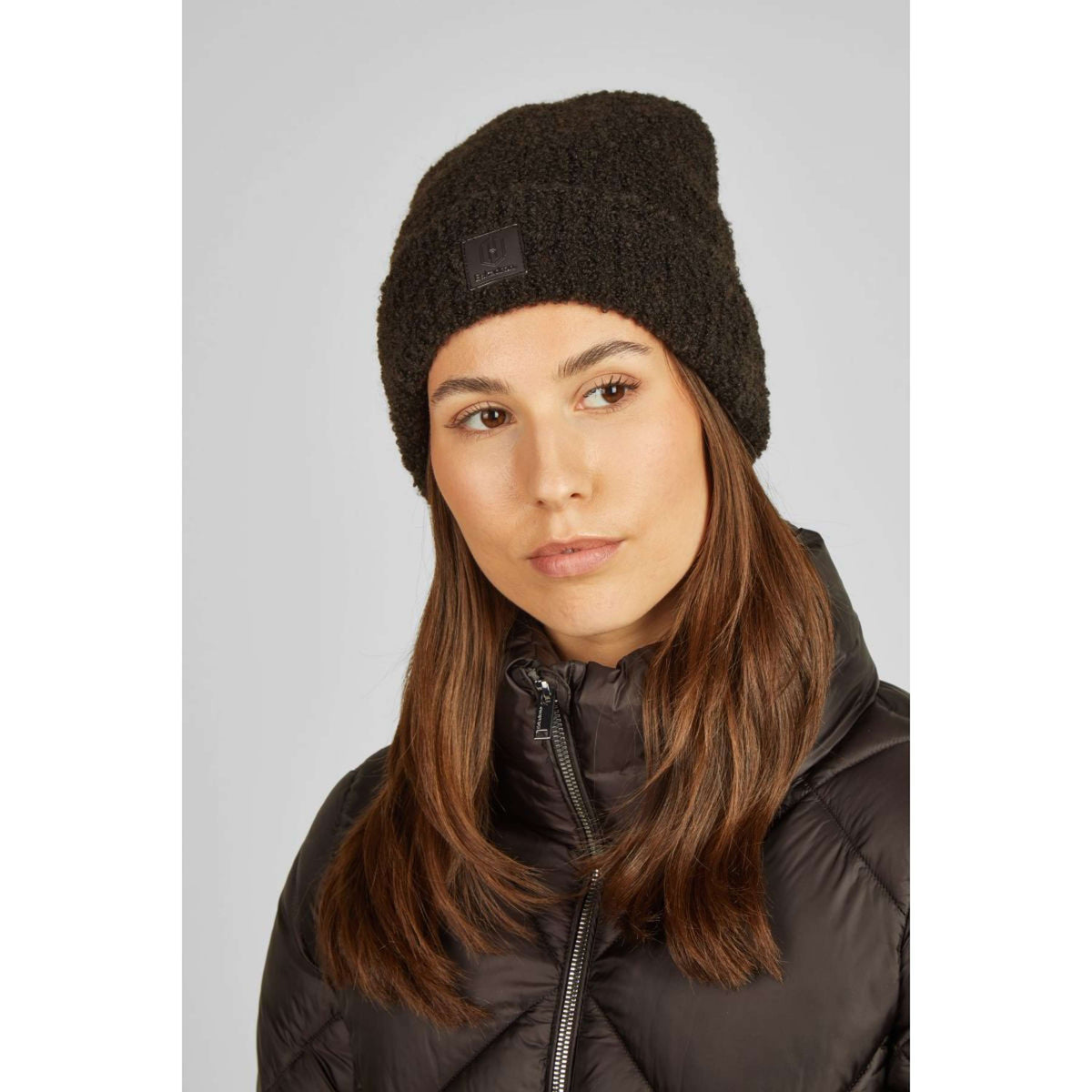 Eskadron Bonnet Heritage Bouclé Black Truffle