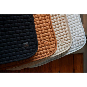 Eskadron Platinum Tapis de Selle Dressage Cotton Tan Taupe