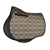 Fair Play Tapis de Selle Hematite de Saut Frosted Almond