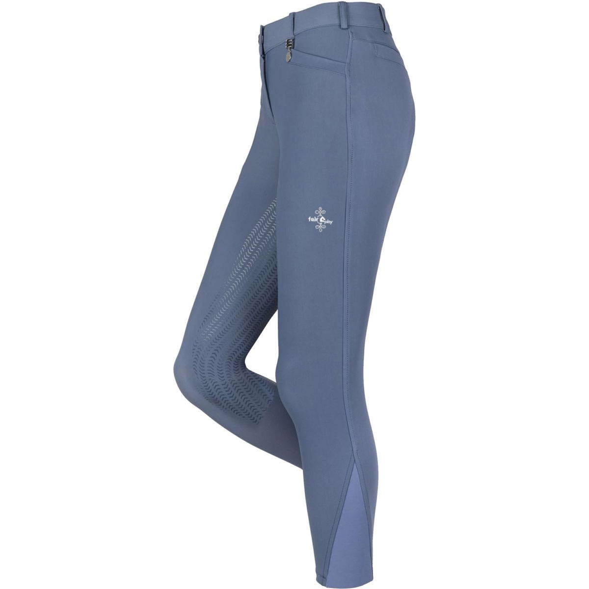 Fair Play Pantalon d'Équitation Johanna Full Grip Steel Blue