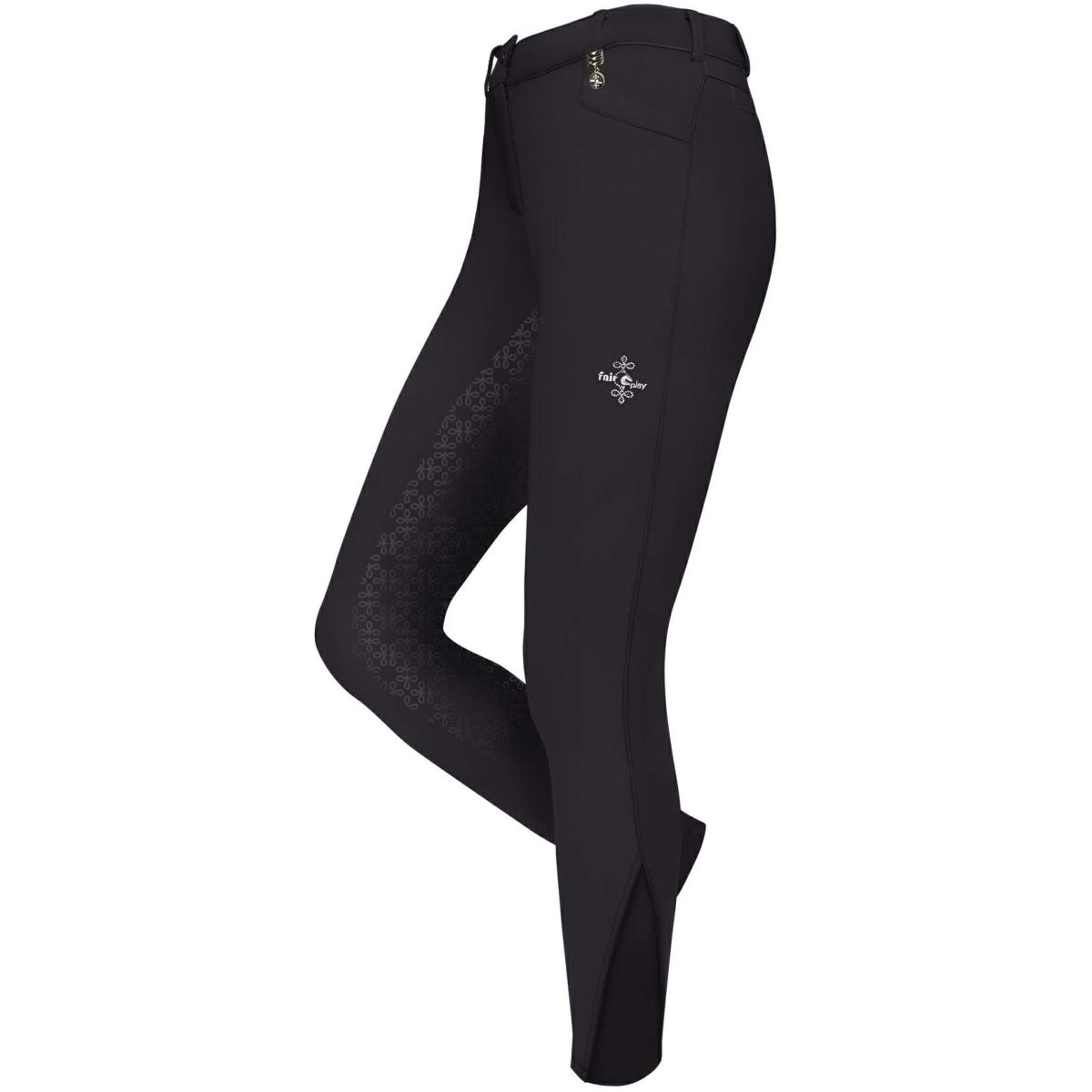 Fair Play Pantalon d'Équitation Melrose 2.0 Full Grip Noir