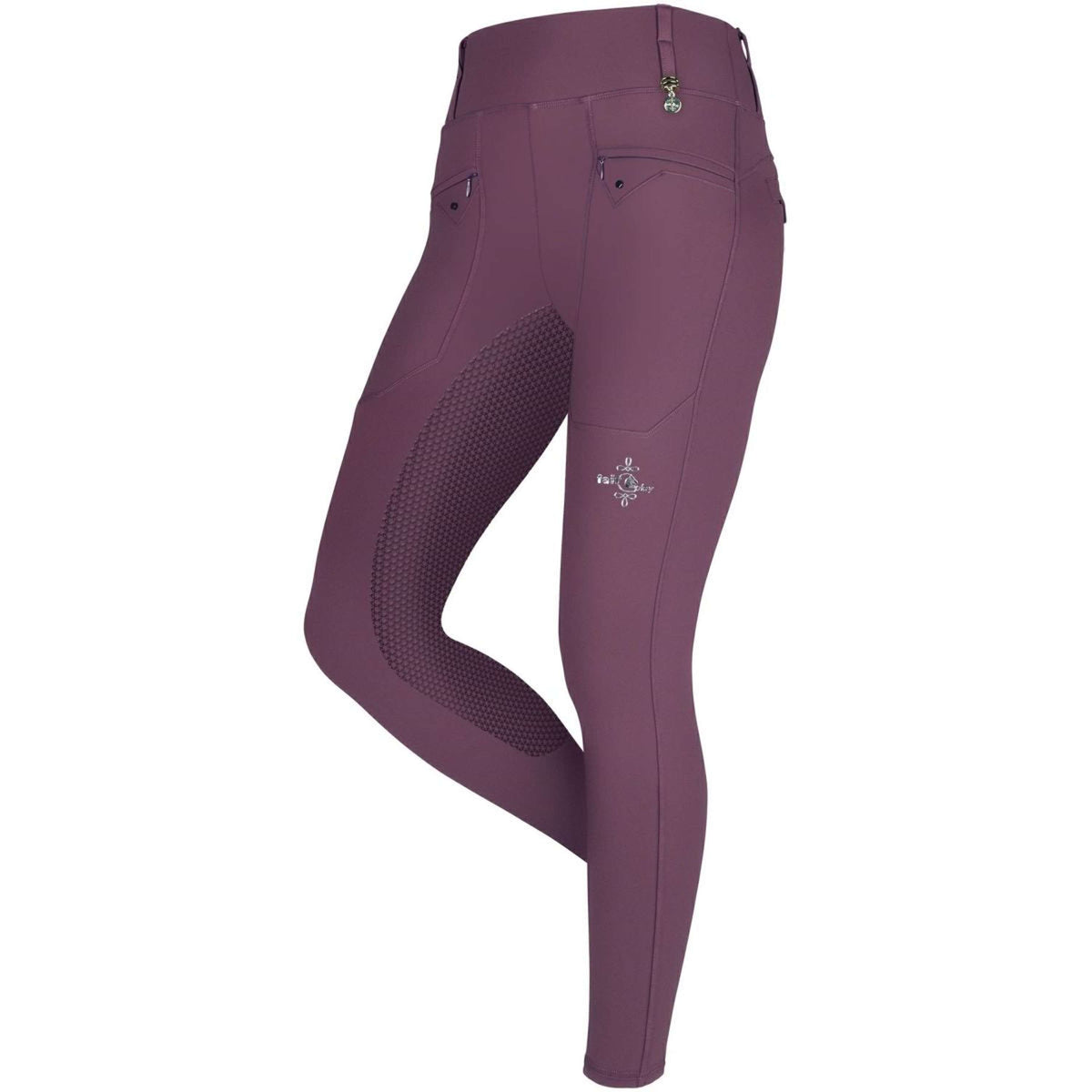 Fair Play Legging d'Équitation Hexa Eggplant