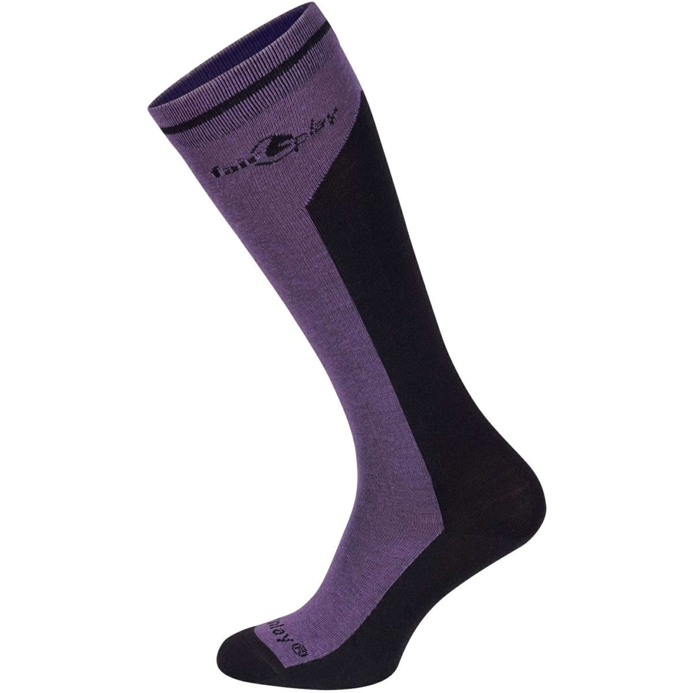 Fair Play Chaussettes d'Équitation Amery Lavender/Black