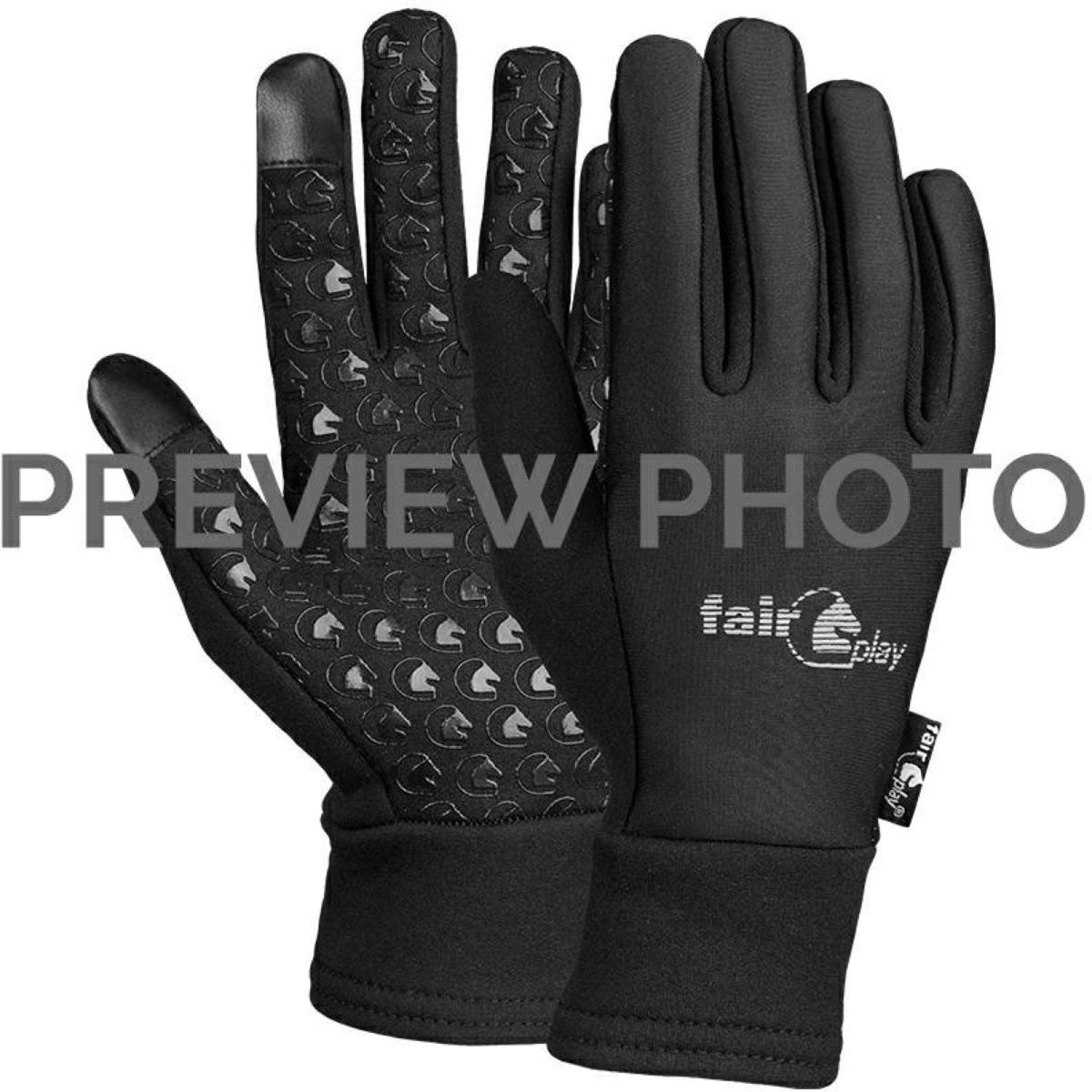 Fair Play Gants Cortina Hiver Noir