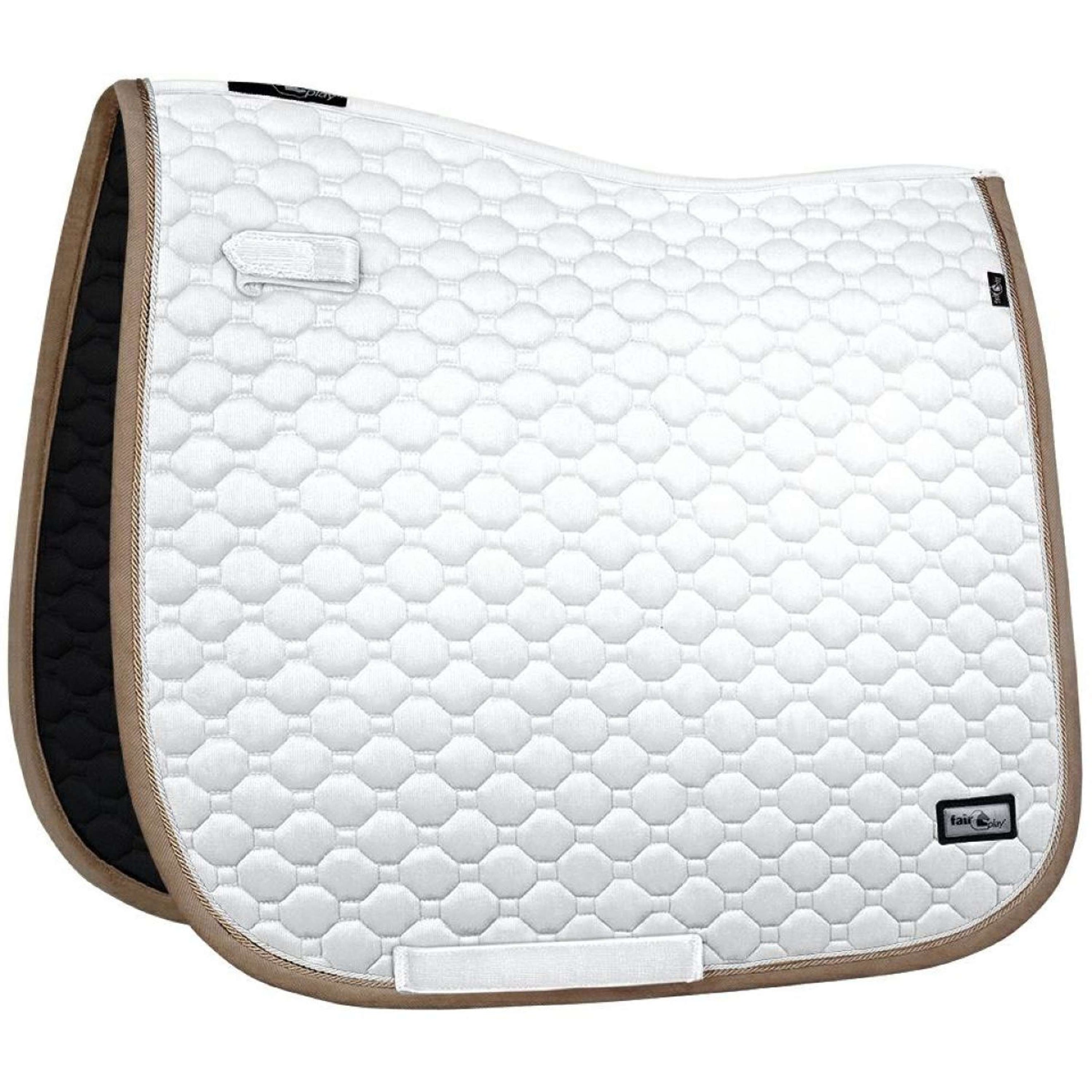 Fair Play Tapis de Selle Onyx Dressage Blanc