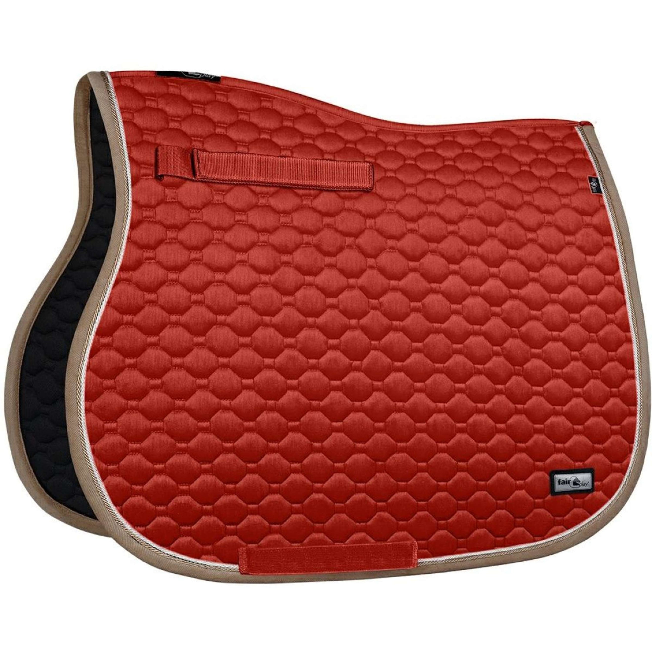 Fair Play Tapis de Selle Onyx Polyvalent Terra Red