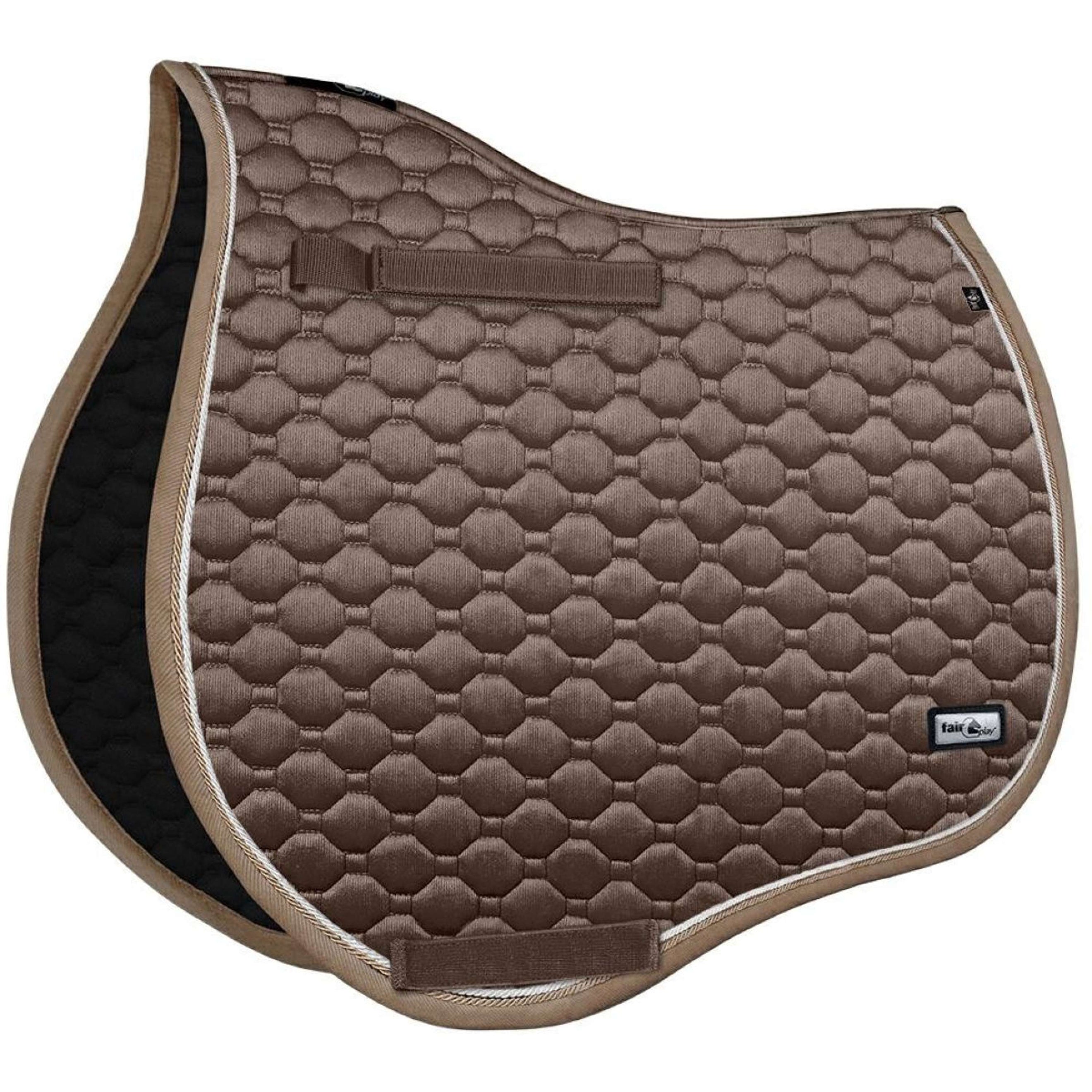 Fair Play Tapis de Selle Onyx de Saut Taupe