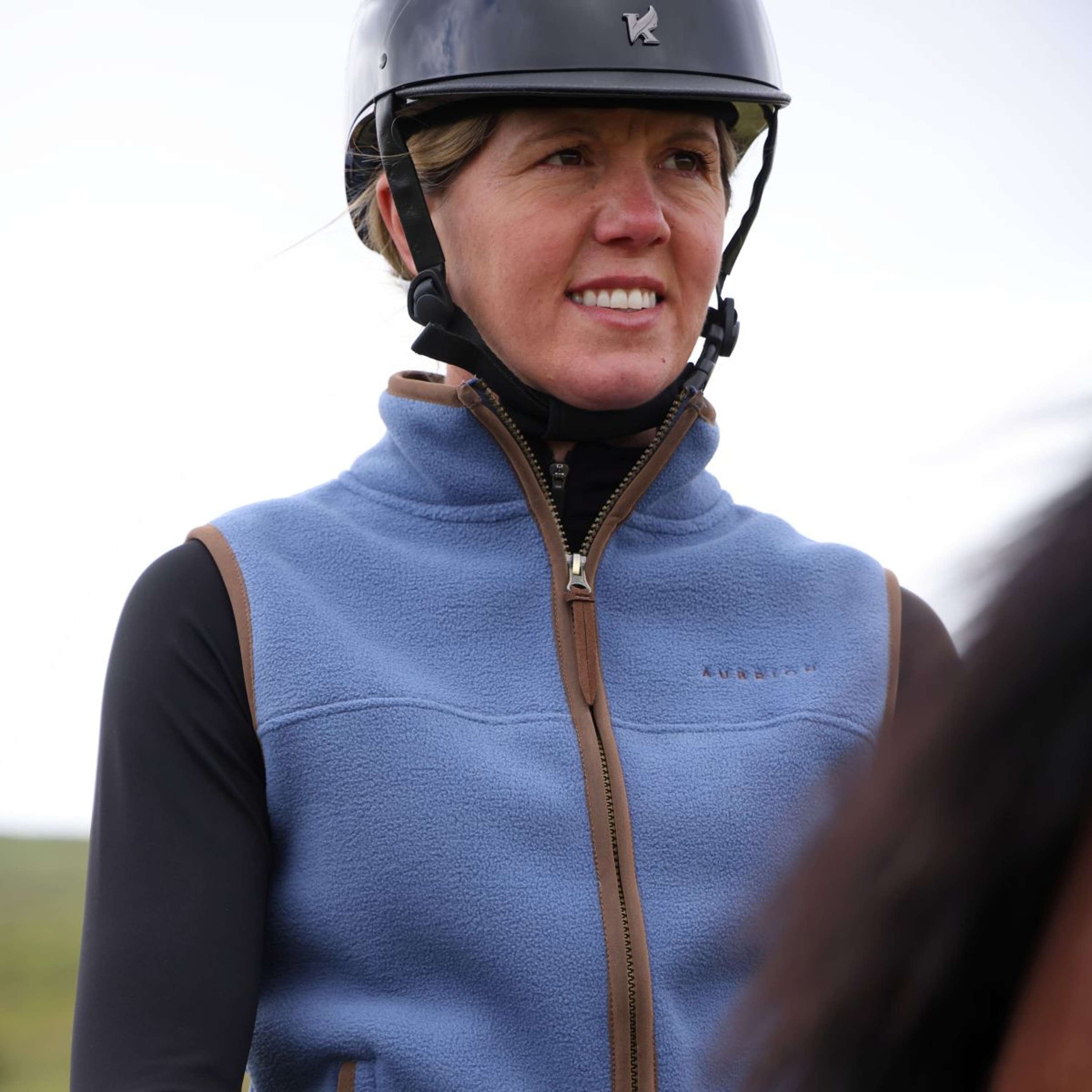 Aubrion by Shires Bodychauffant Original Fleece Bleu Aubrion by Shires Bodychauffant Original Fleece Bleu