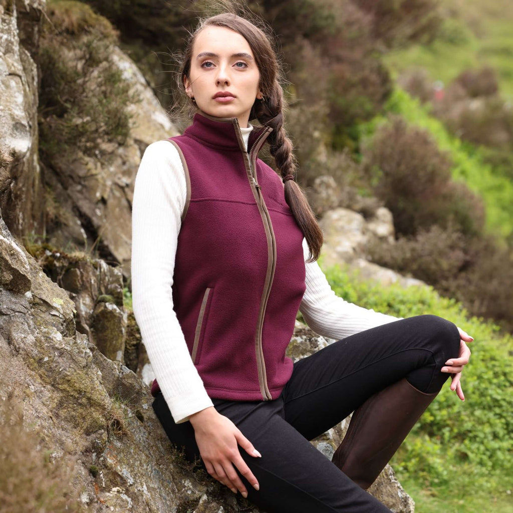 Aubrion by Shires Bodychauffant Original Fleece Maroon Red