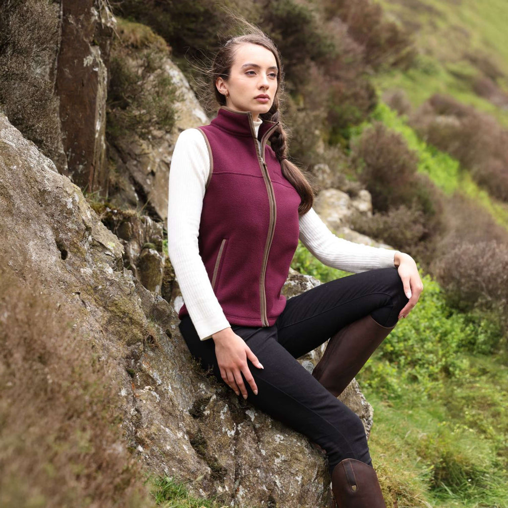 Aubrion by Shires Bodychauffant Original Fleece Maroon Red