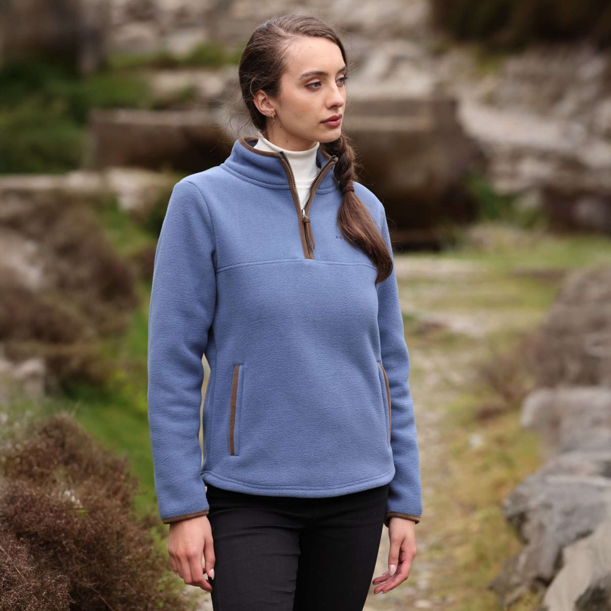 Aubrion by Shires Pull Original Fleece Bleu