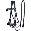 F.R.A. Bridon sans Mors Aruba Side Pull Rênes en Cuir Souple Marron