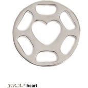 F.R.A. Hackamore Heart Acier
