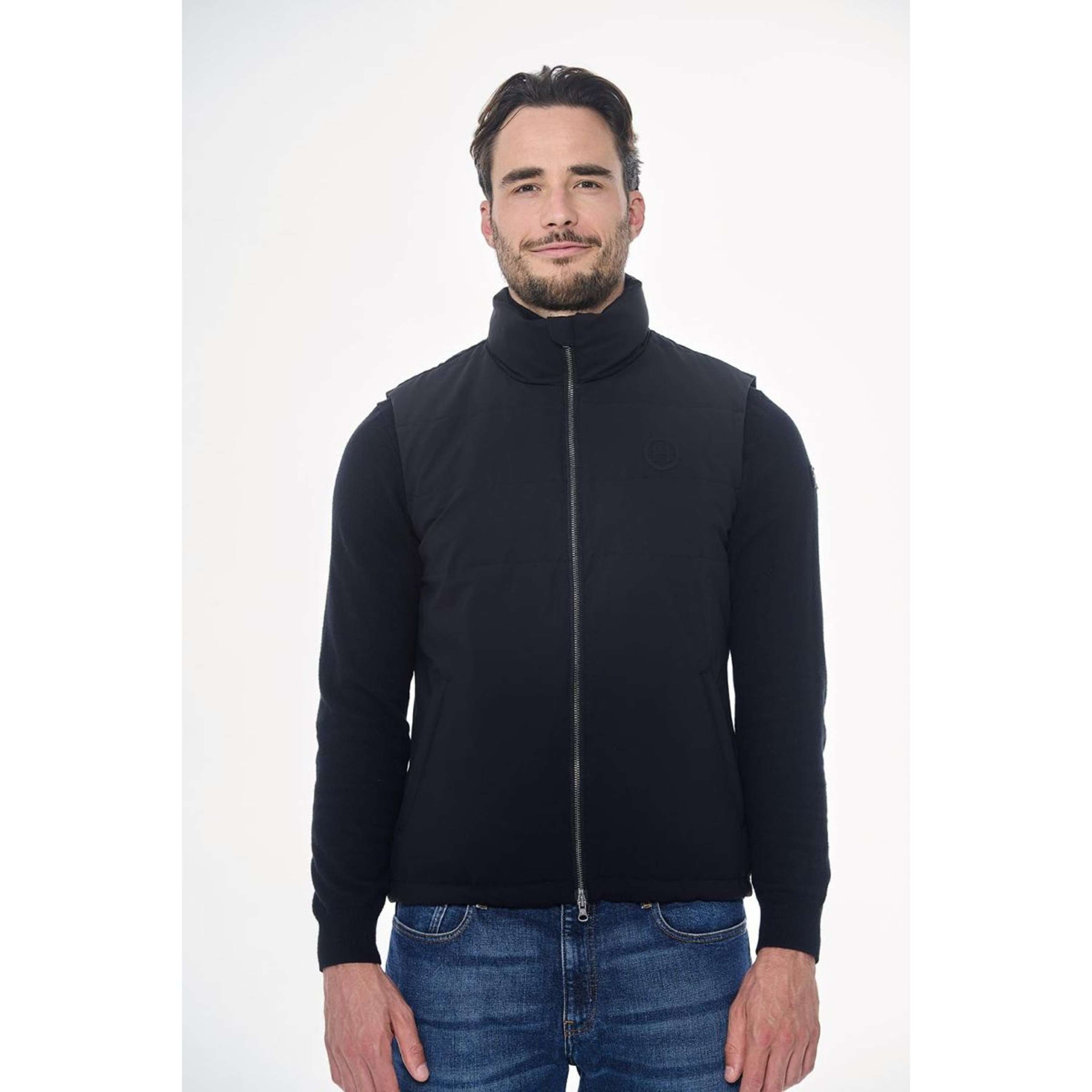 Harcour Gilet Sans Manches Barja Hommes Noir