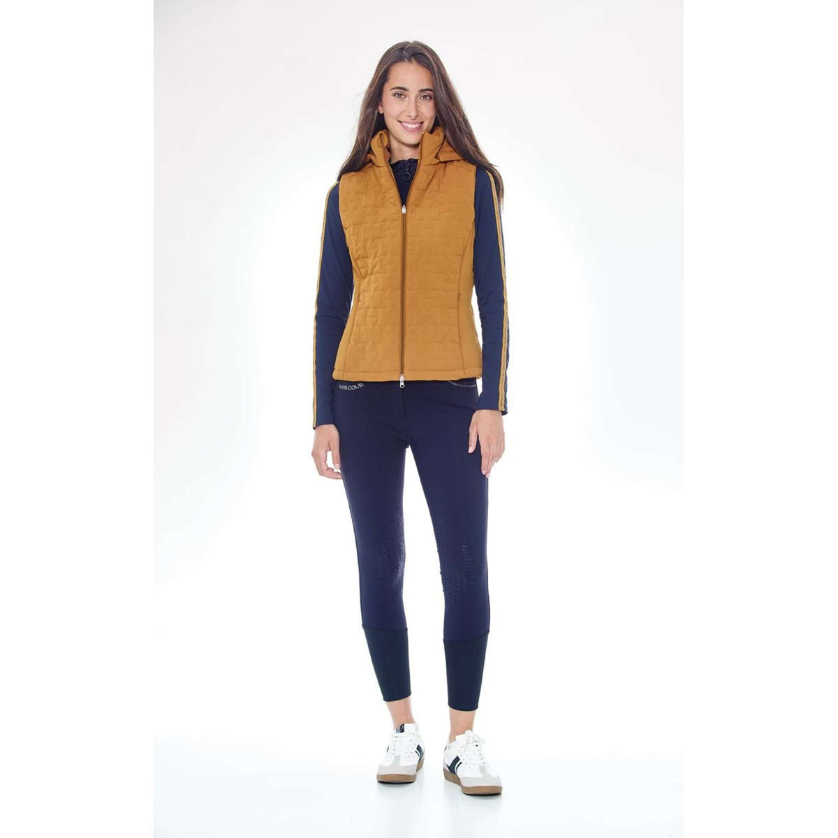 Harcour Gilet Sans Manches Bernie Femme Jaune or