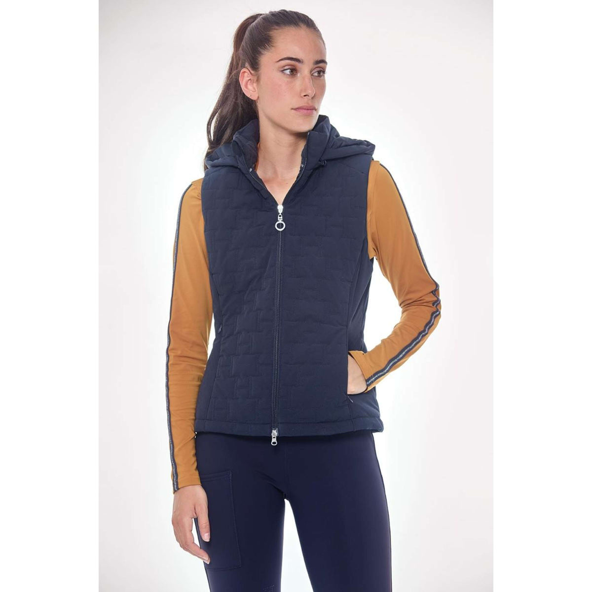 Harcour Gilet Sans Manches Bernie Femme Marin