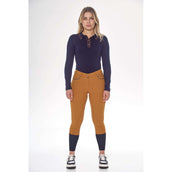 Harcour Pantalon d'Équitation Boogie Femme Jaune or