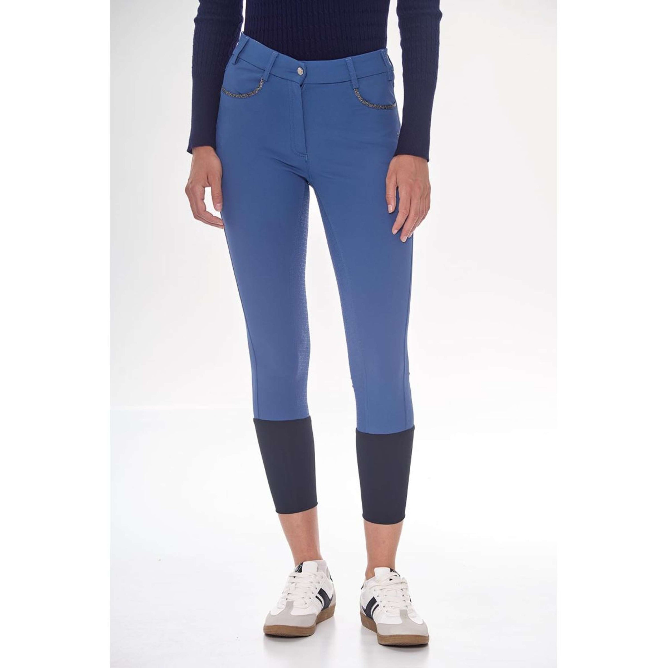 Harcour Pantalon d'Équitation Boogie Femme Steel Blue