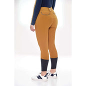 Harcour Pantalon d'Équitation Jaltika Fix System Femme Jaune or