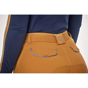 Harcour Pantalon d'Équitation Jaltika Fix System Femme Jaune or