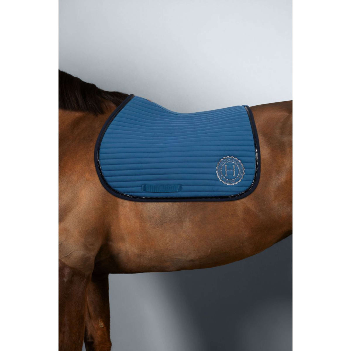 Harcour Tapis de Selle Karembar de Saut Steel Blue