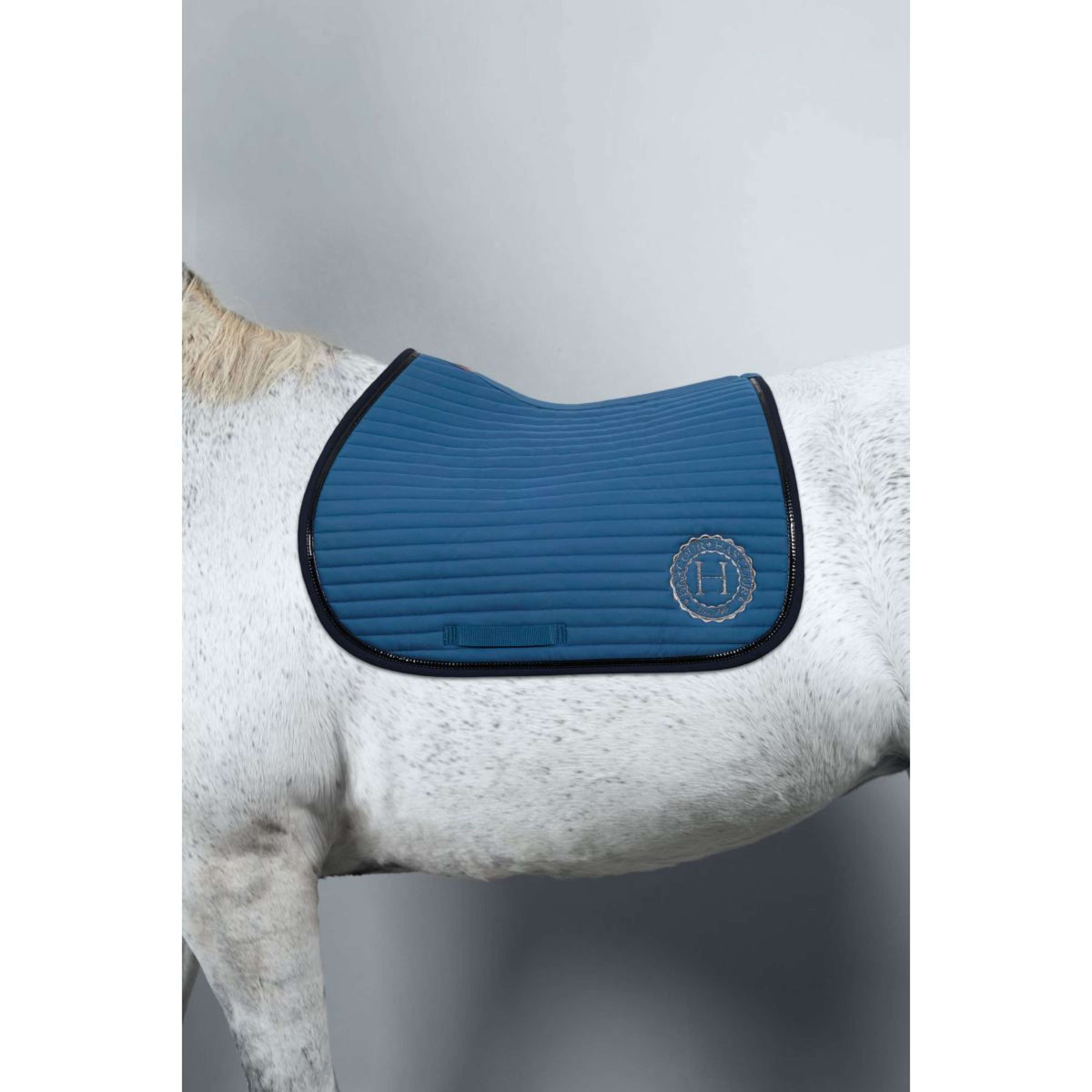 Harcour Tapis de Selle Karembar de Saut Steel Blue