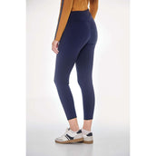 Harcour Legging d'Équitation Lili Polarfleece Femme Marin