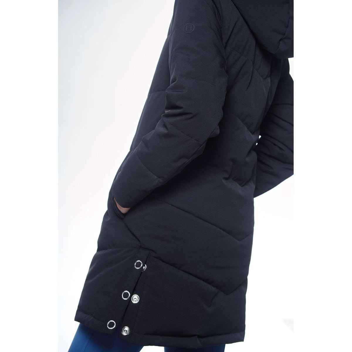 Harcour Parka Pich Long Noir