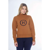 Harcour Pull Plaza Femme Jaune or