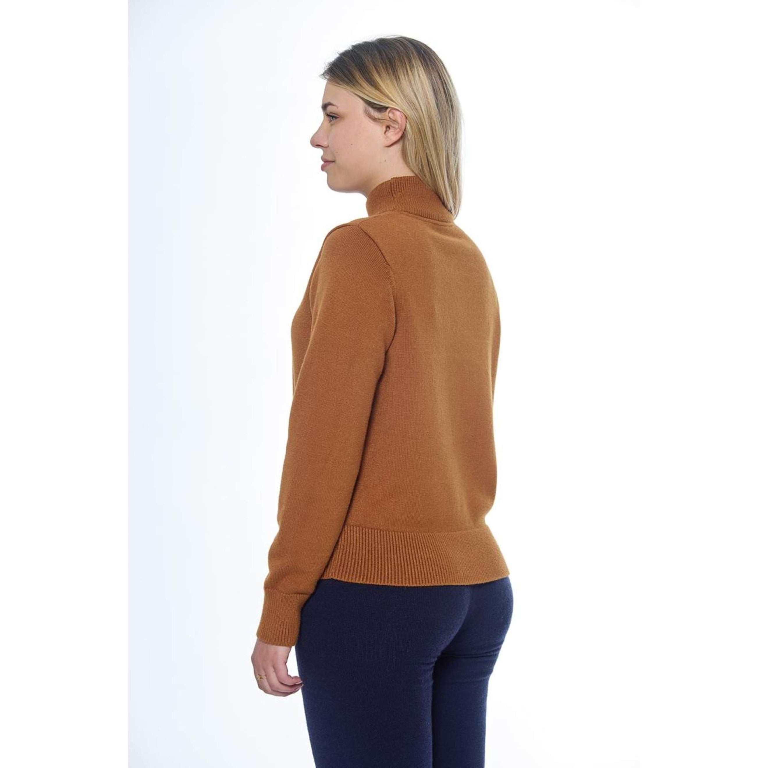 Harcour Pull Plaza Femme Jaune or