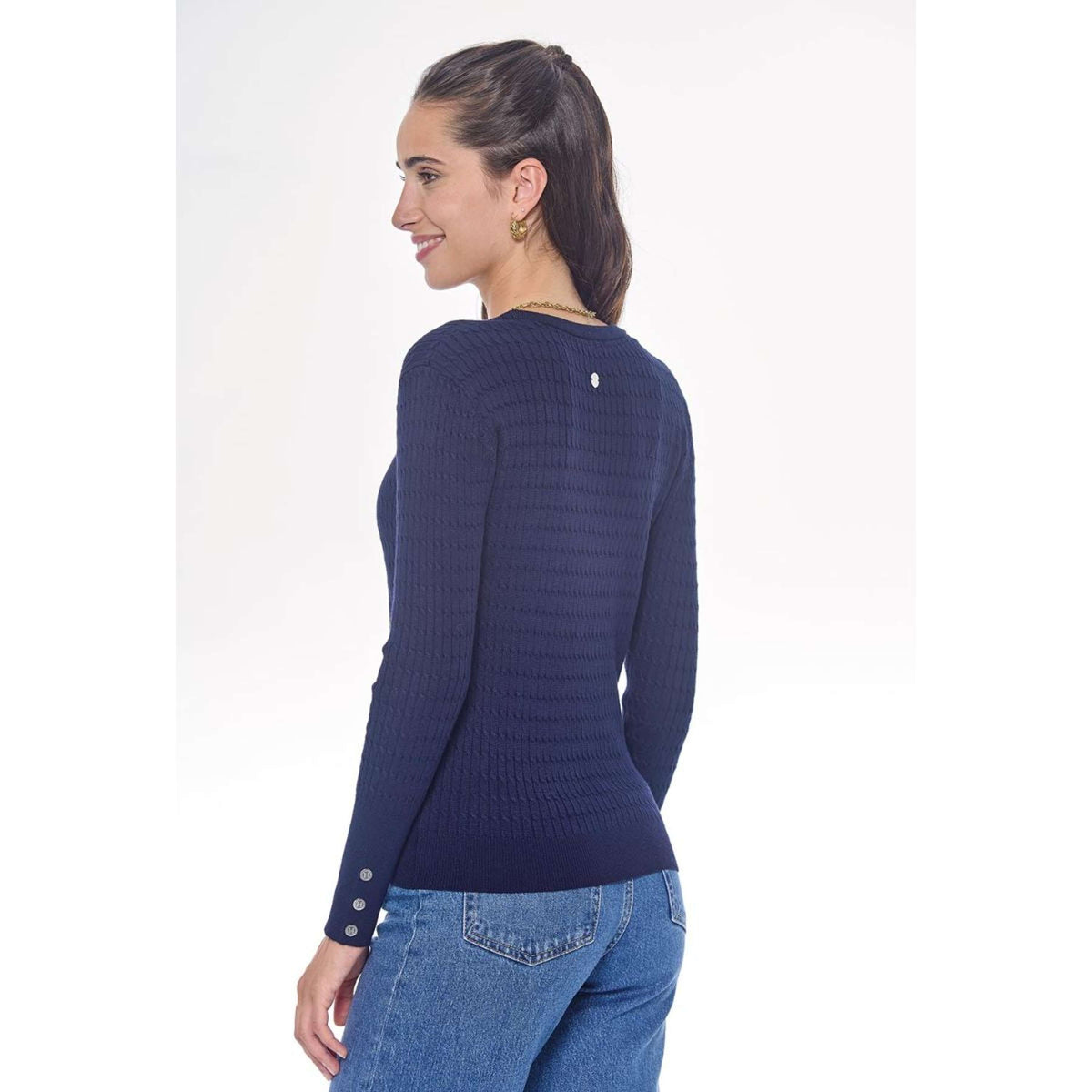 Harcour Pull Pompadou Femme Marin