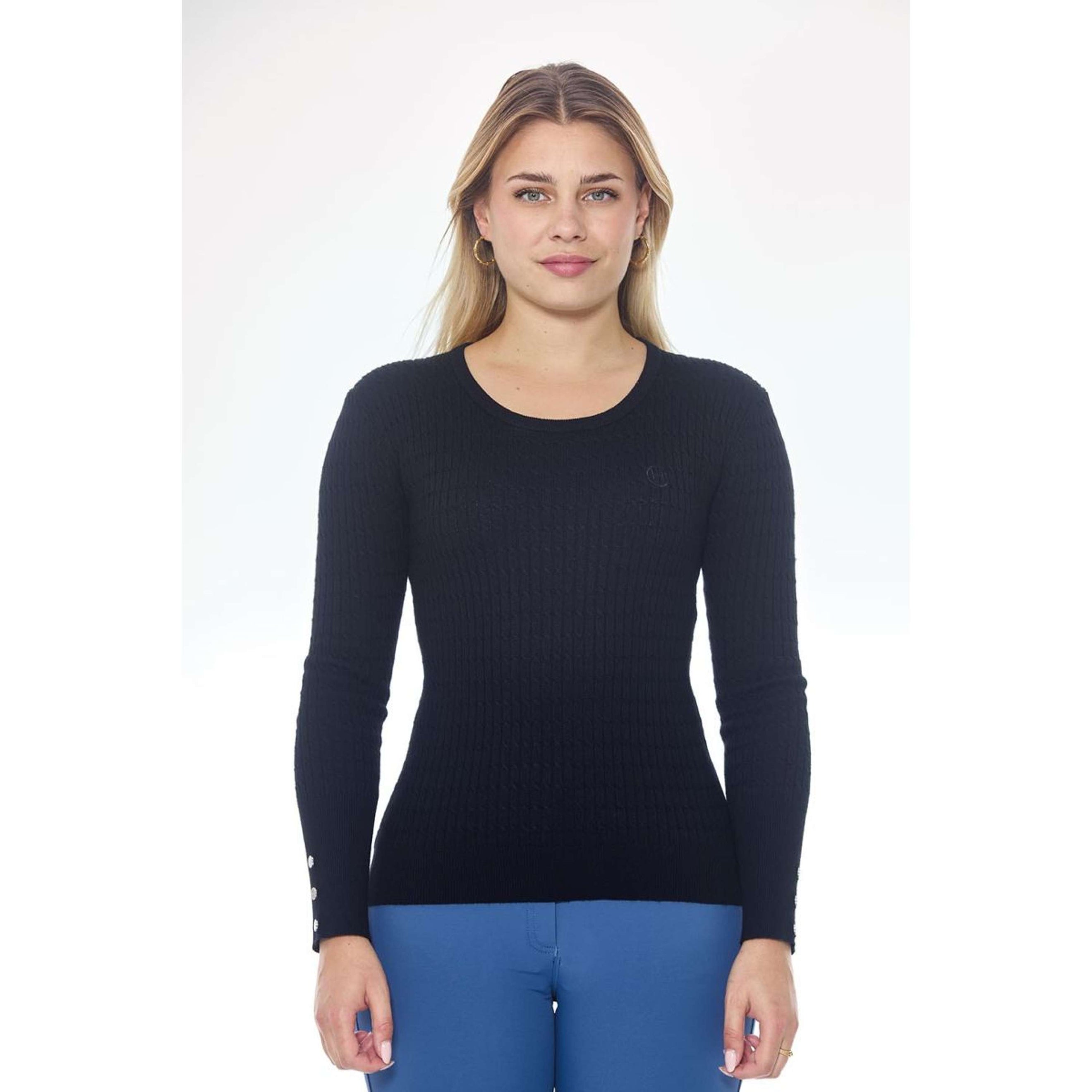 Harcour Pull Pompadou Femme Noir