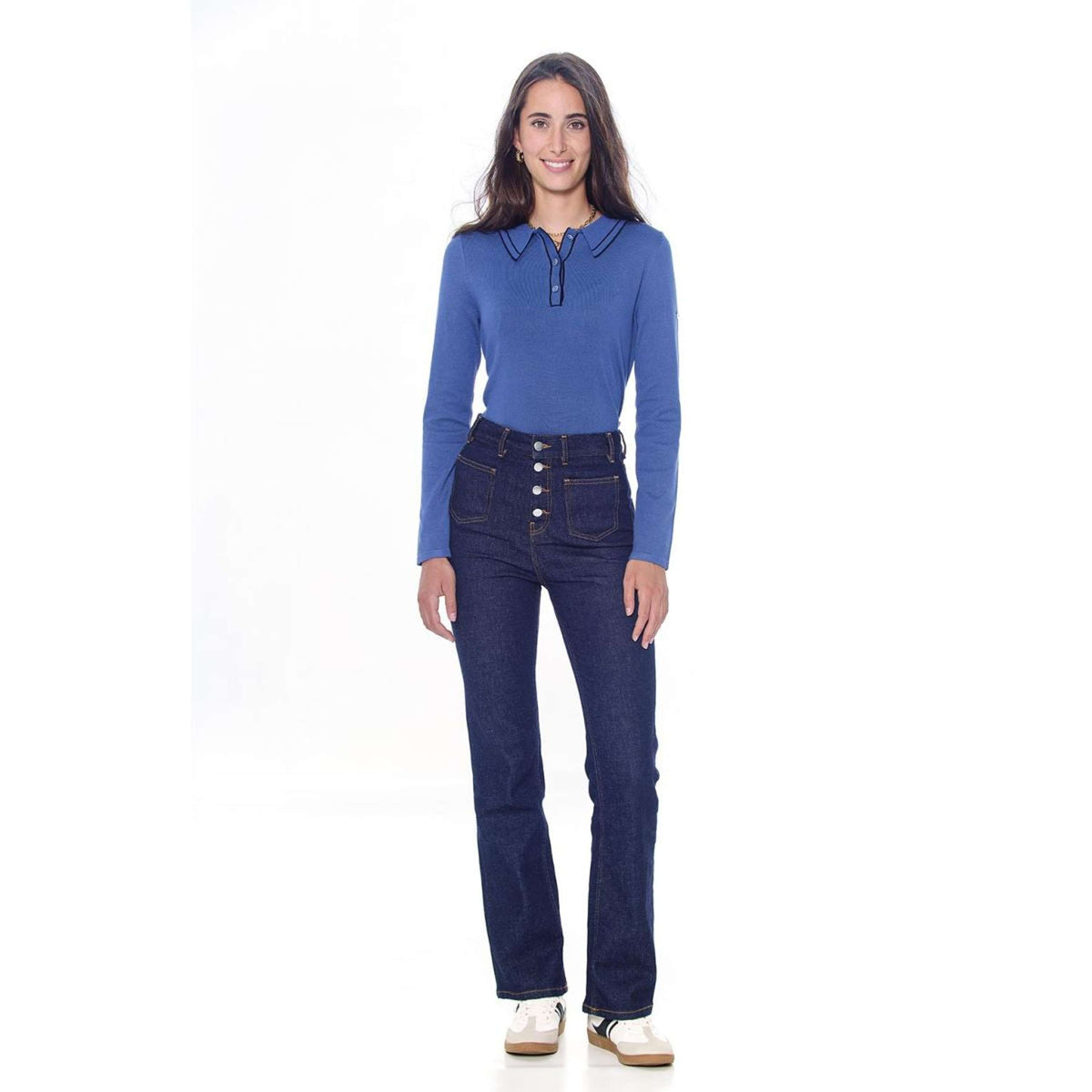 Harcour Polo Popi Femme Steel Blue