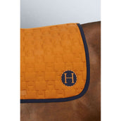 Harcour Tapis de Selle Salva de Saut Jaune or