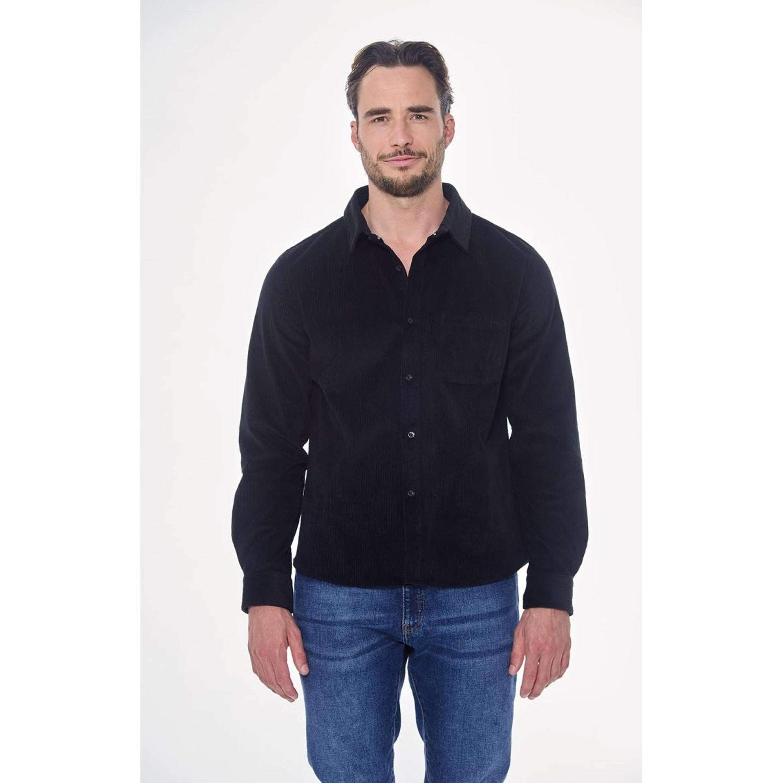 Harcour Chemise Shavi Hommes Noir