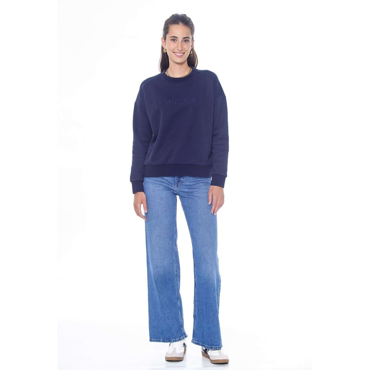 Harcour Pull Sirius Femme Marin