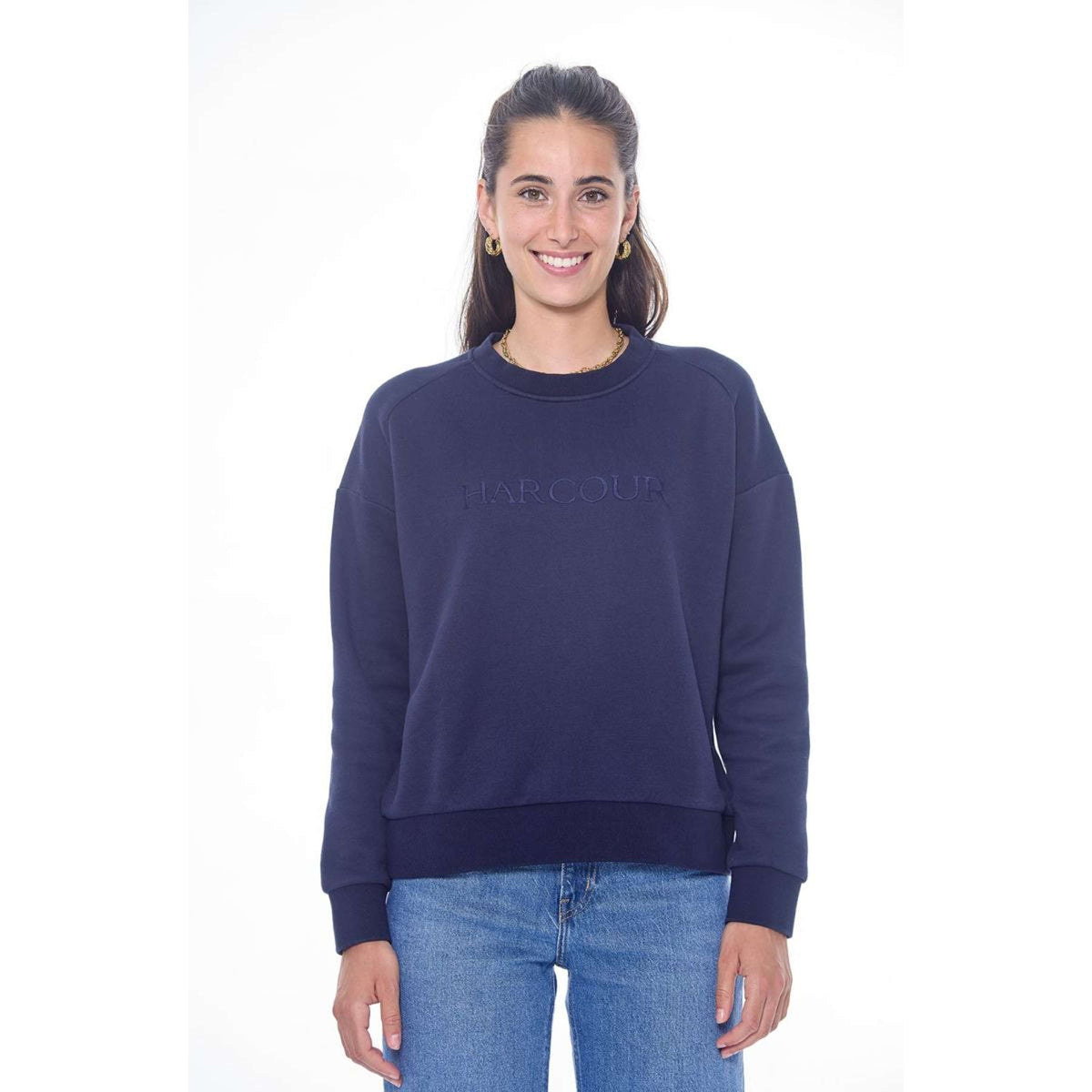 Harcour Pull Sirius Femme Marin