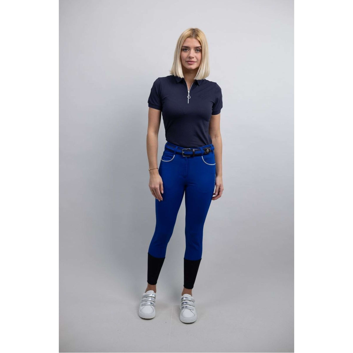 Harcour Pantalon d'Équitation Boogie Femme Electric Blue