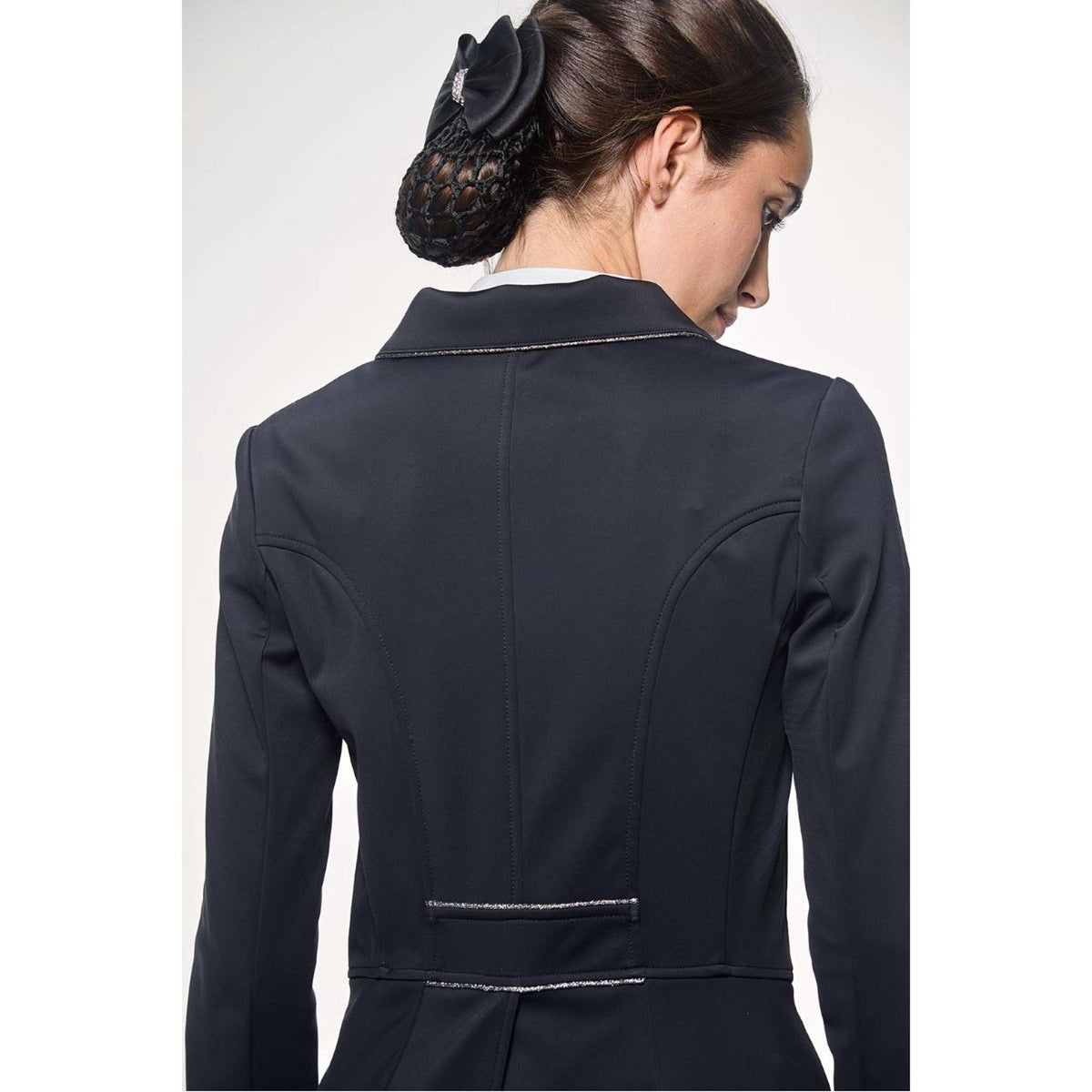 Harcour Petite Veste de Concours Floranie Femme Noir