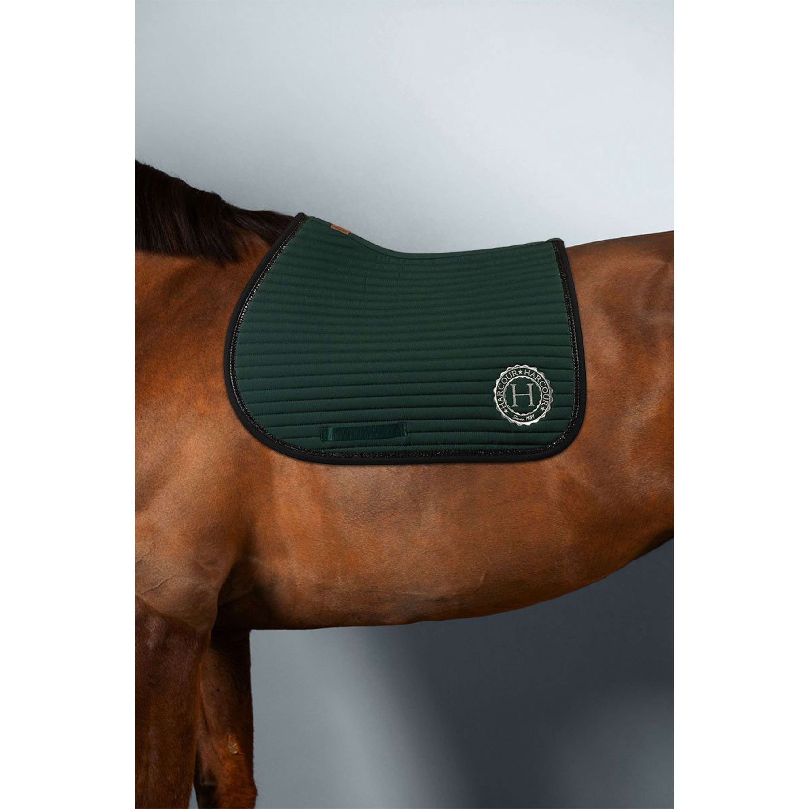 Harcour Tapis de Selle Karembar de Saut Jungle Green