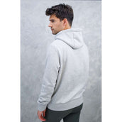 Harcour Pull col Hoodie Samy Unisex Gris Chiné